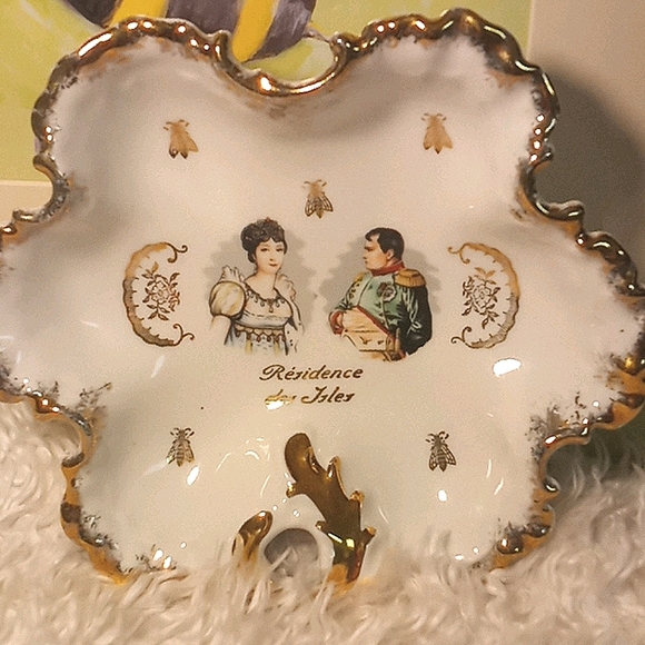 Limoges ash tray Napoleon and Josephine. - Picture 1 of 7
